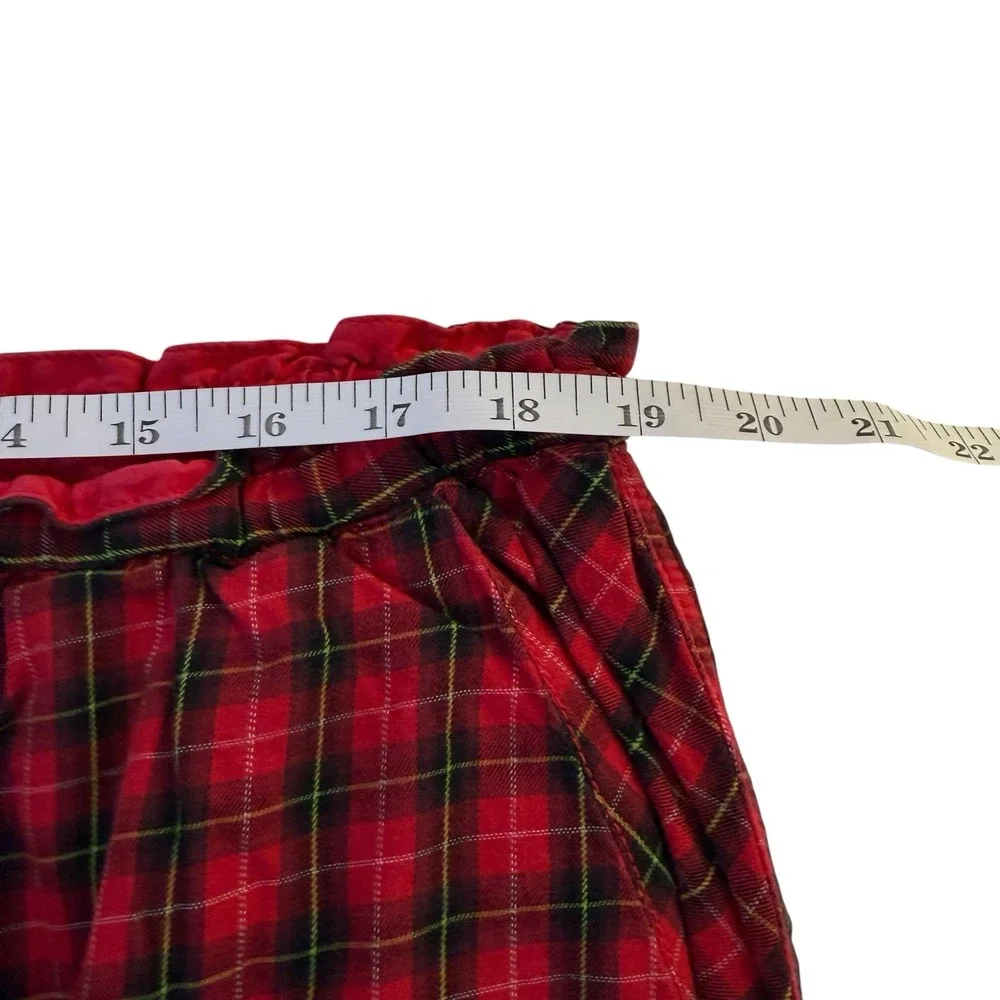 Victoria's Secret Red Plaid 2 Piece Pajama Set XL Holiday Christmas Heritage‎